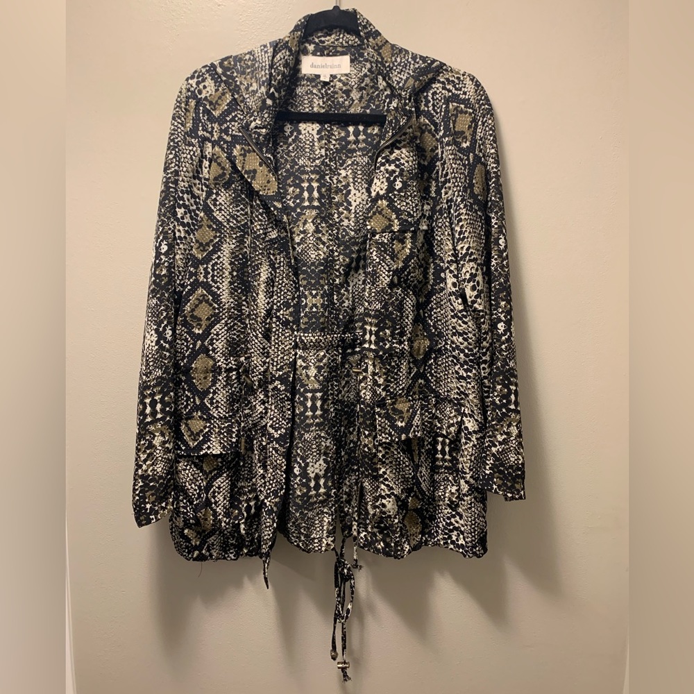 Lightweight snakeskin jacket
